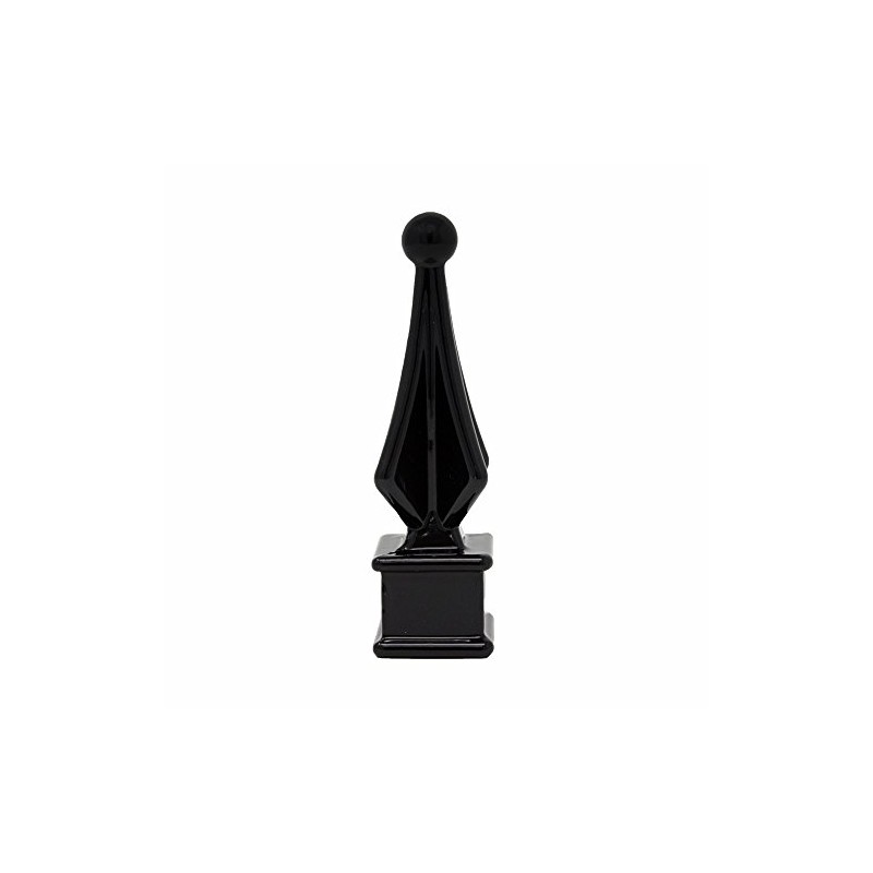 Address America Fence Finials Four Sided Spire Finial - Aluminum