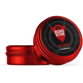 Beard Octane: Victory - Natural Beard Balm w/Shea Butter - 2 Oz - Conditions and Styles - Made in USA - Bright Cologne Scent