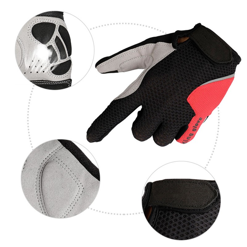 Unisex Bicycle Riding Gloves Winter Full Fingers Wear resistant Windproof
