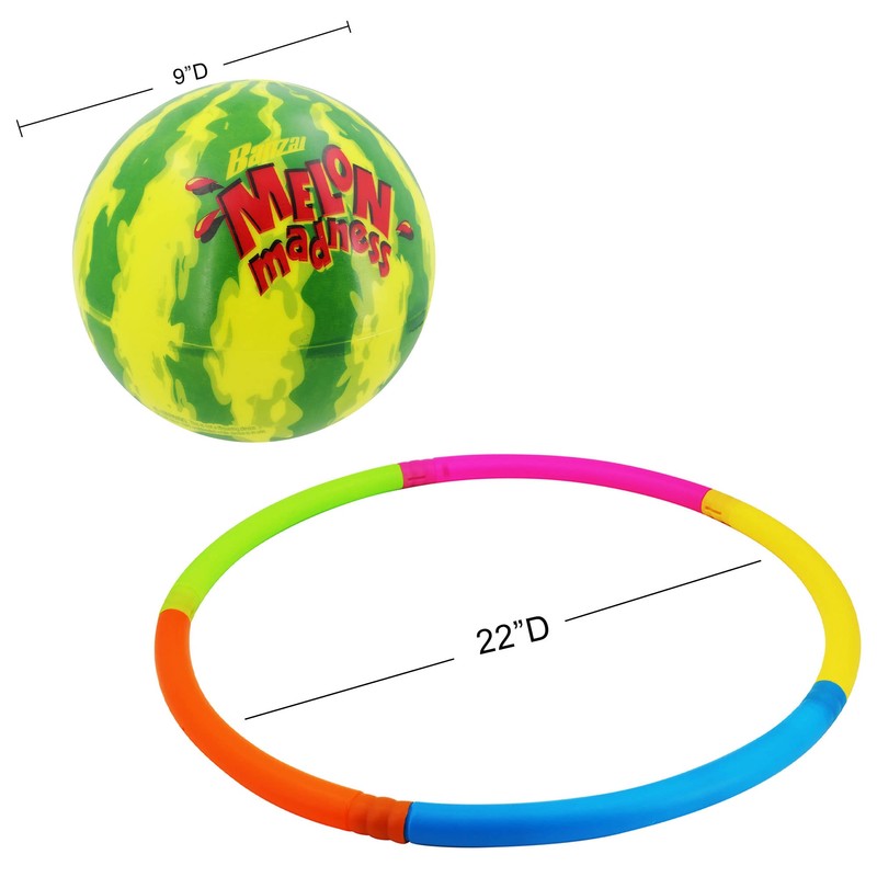 BANZAI Melon Madness Pool Challenge Underwater Water-Filled Ball with 3