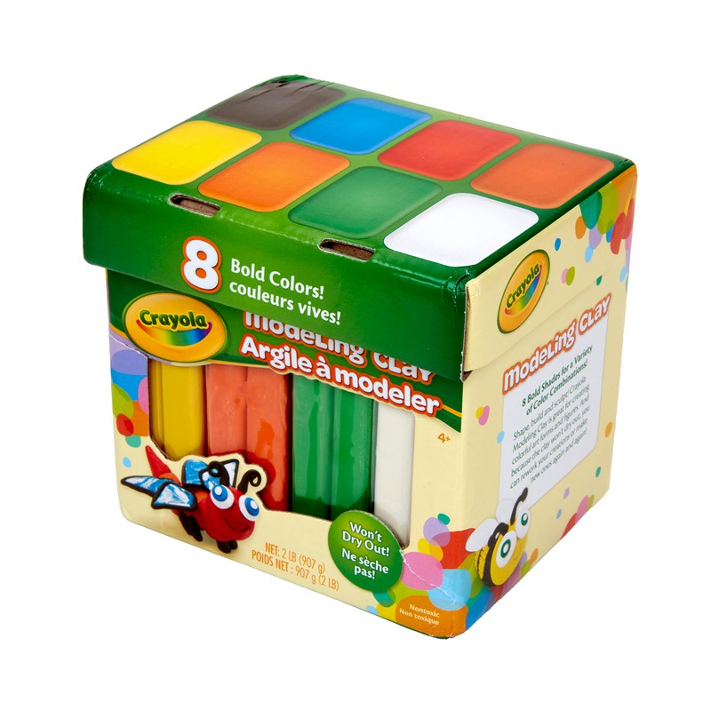 Crayola Modeling Clay in Bold Colors, 2lbs, Gift for Kids,