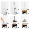 OVENTE French Press Coffee Maker 34 Ounce, 4 Level Stainless