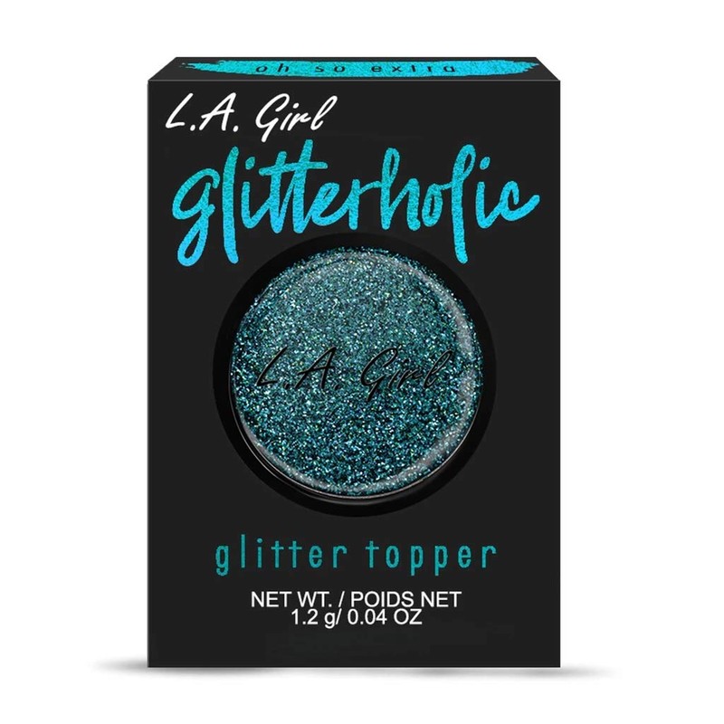 LA Girl, Glitterholic Glitter Topper So Extra, 0.04 Ounce