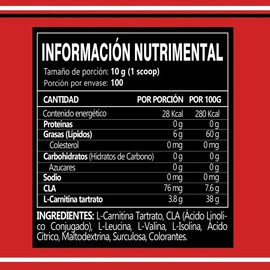 Cla  Carnitina World Suplementos 1kg Pre Entreno 200serv