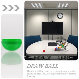 MAGICLULU Pack of 25 raffle balls, lottery hollow balls, small fillable balls, ornament without number for party gifts, 4 cm, mixed colour