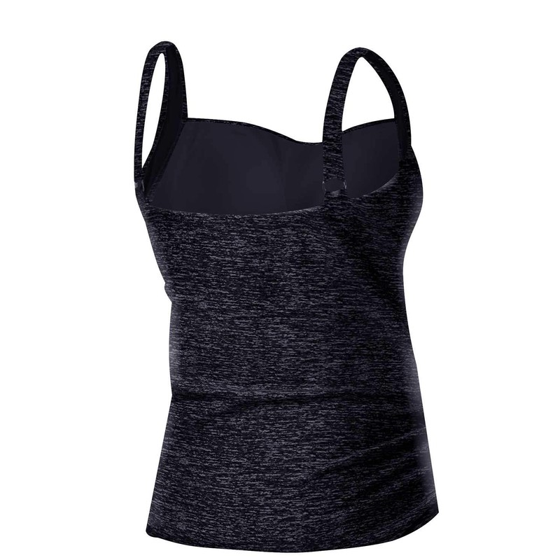TYR Bra Tank Mantra Twist Bra Tank Top, black, 24w