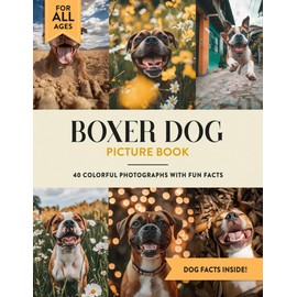 Boxer Dog Picture Book: 40 Colorful Photographs with Fun Dog Facts for Kids & Adults