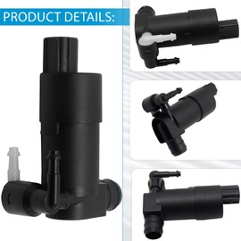 TorqTronX Windshield Washer Wiper Motor Pump BV61-17K624-BB Fit for Ford Focus 2012-2018 for Ford E-Transit 2022 2023 BV61-17K624-BA BV6117K624BC