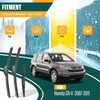 KVQ Windshield Wiper Blades Replacement for Honda CRV CR-V 2007