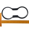 Carbon Fiber Cup Holder Cover Frame Trim Car Interior Center