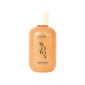 【MOTON Official】MOTON Shiratama Puri Puri Body Scrub Soap, Flower Garden Scent, 300mL