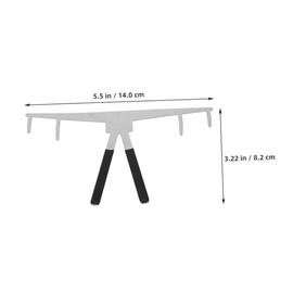 Ipetboom Balanced Symmetrical Brows Precision Eyebrow Shaper Stencil Stainless Steel Eyebrow Mapping Tool with Measurement Ruler