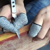 30 Pack Cut-Resistant Finger Cots Finger Sleeve Protector Reusable Thumb