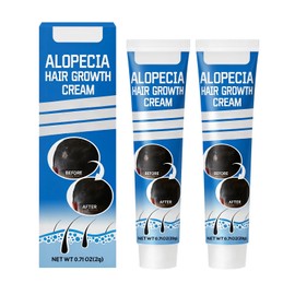 Anti-Hair Loss Cream, Hair Growth Ointment, Strengthens Damaged Hair, Revives Scalp, Hair Care for Men and Women (20 g x 2 Pieces)