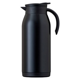 Atlas ATP-1500BK Thermal Thermos Tabletop Pot, 0.3 gal (1.5 L), Vacuum Insulated, Lightweight, Slim, Stainless Steel Pot