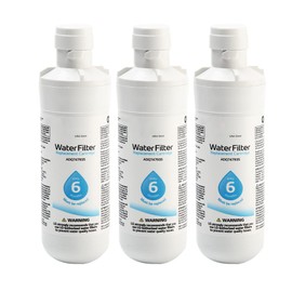 Anwangda Refrigerator Water Filter, Universal External Fridge Water Filter,LT1000P Refrigerator Water Filter,Water Filter Home Remover White for Kenmore9980(White 3pcs) (White 3pcs)