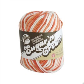 Lily Sugar 'n Cream 4ply Knitting Wool/Yarn Wool Yarn 56,7g 2528POPPY Ombre