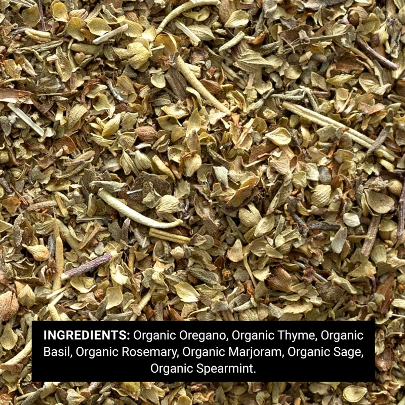 Frontier Co-op Organic Italian Seasoning 1lb - Bulk Dried Oregano,