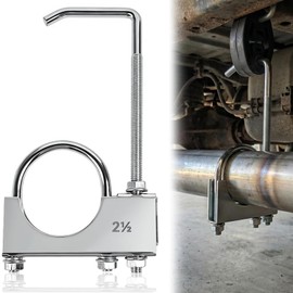 Infreecs 2.5 Inch Universal Exhaust Hanger, Exhaust Clamp with Hanger Kit