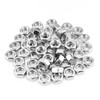 HELIFOUNER 50pcs M8 Stainless Steel (304) 18-8 Hex Nuts for
