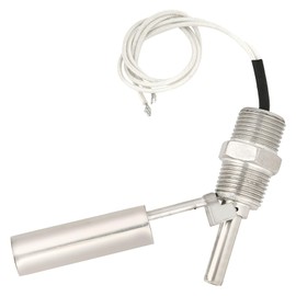Ejoyous Liquid Level Sensor, 304 Stainless Steel Liquid Water Level Sensor Switch Side Mounted 1/2NPT Male Thread DC0 110V for Water Level Control