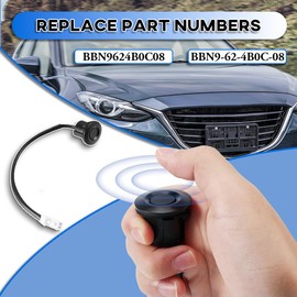 BBN9624B0C08 Rear Tailgate Trunk Lock Switch for Mazda 3 2010 2011 2012 2013 Back Trunk Door Liftgate Lock Push Button Open Release Switch for Mazda 3 M3 Hatchback 2010-2011