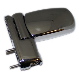 UPVC 3D Door Flag Hinge - Chrome - AVOCET ET3D