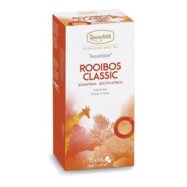Ronnefeldt Teavelope 'Rooibos Classic' Herbal Tea with Tro 25 Bags, 45 g, Quantity: 2 Pieces