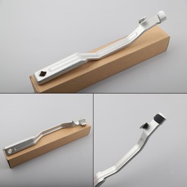 Minho Universal Aotomotive Wrench Extender Adaptor + Wrench Extender Bar in Heat Treated Steel Material for 1/2 Inch or 21mm Hex Drive,Mechanical and Automotive Labor-Saving Tools,Black Color