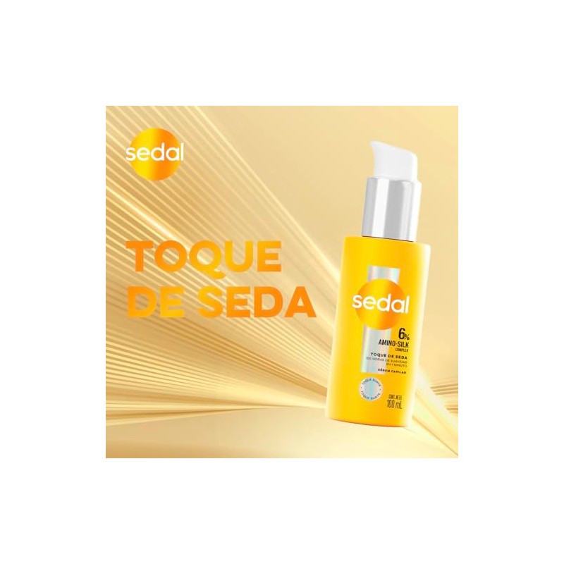 Sedal Sérum para Cabello Toque de Seda, 6% Amino-Silk Complex.