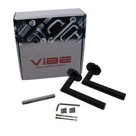 ONYX Design Mitra Lever on Matt Black Door Handle Lever on Matt Black for Internal Doors