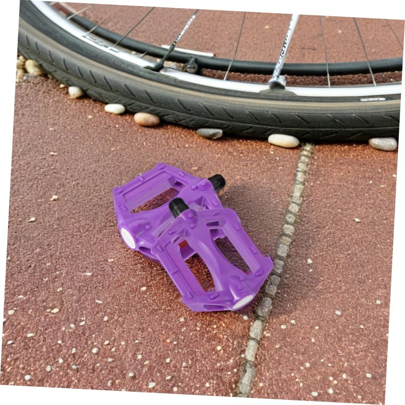 WOONEKY 2 Pairs Bicycle Pedals of Durable Pedals Bright Colors