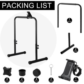 Leinuosen 24.4 Inch Wide Handle Bar for Walking Pad Only with Phone Holder Adjustable Handrail Height from 30.7 to 39.37 Inch Comfortable Grip Stainless Steel Frame Overbold Stable