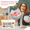 SOIDRAM 8PCS Teacher Appreciation Gifts Bulk Teacher Gifts Makeup Bags
