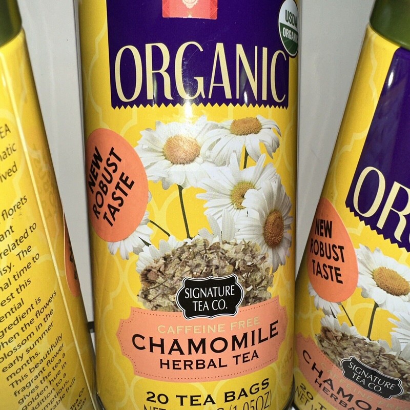 Signature Tea Co. 🫖 Organic CHAMOMILE Herbal Tea 🫖 3