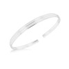 Tuscany Silver Crossover Torque Bangle