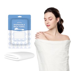 MOKASO Disposable Bath Towel Large Portable Bath Towels for Travel 55 x 27.5 inch Thickened Portable Body Towels for Travel Camping Beach Swimming SPA Independent Vacuum Packaging