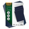 Fellowes® Linen Classic Presentation Covers, 8 1/2" 11", Navy, Pack