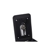 Pavo Premium Combination Safe Box-Wall Mounted-with Handy Key Hook Included-Black,