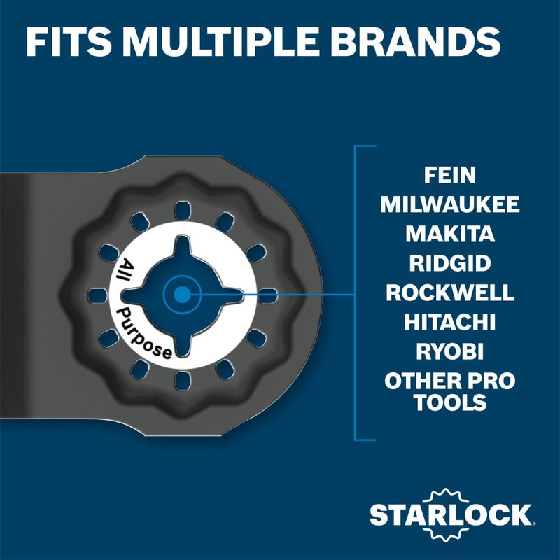 Bosch OSL400F 4 in. Starlock® Oscillating Multi Tool Bi-Metal Segmented