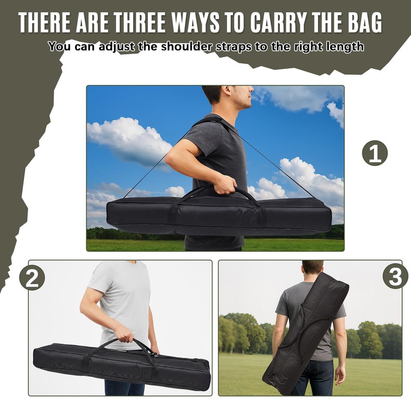 Vincreem 40" Speaker and Microphone Stand Bag-40 x 9.4 x