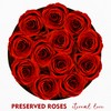 Impouo Forever Flowers,12 Roses In A Box，Real Preserved Roses，Birthday Gift