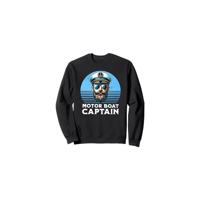 Motor Boat Captain Funny Nautical Sweatshirt
