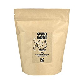 Clumsy Goat Fairtrade Italian Espresso Whole Coffee Beans - 100% Arabica - Medium Dark Roast
