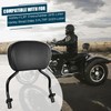 DSISIMO Motorcycle Passenger Backrest Sissy Bar Compatible with for Harley