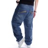 Ruiatoo Men's Baggy Jeans Loose Fit Hip Hop Dance Punk