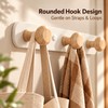 No-Drill Wall Coat Rack for Clothes & Bags – Carbon