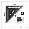 Hultafors MMRS 483287 Stop Triangle (Length 110 mm, for 45°