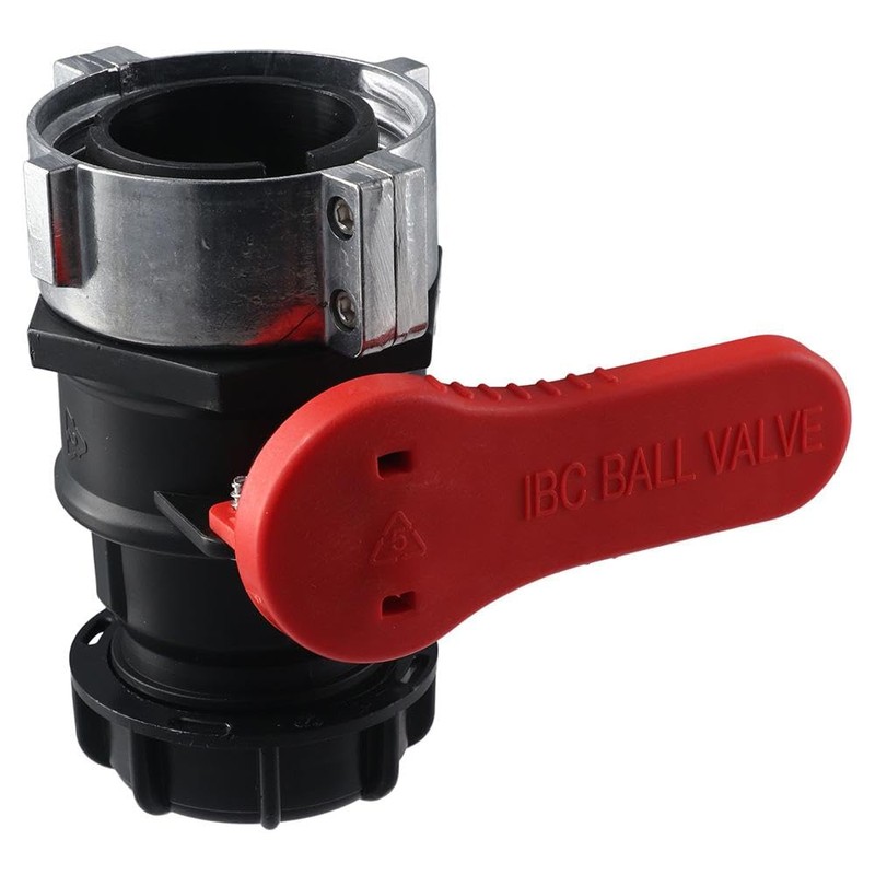 SHUATI 75mm IBC Tote Tank Adapter Ball Valve,Chemical Drum Valve,Tonne