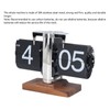 Flip Desk Clock, 12 Hours Single Sided Auto Flip Table